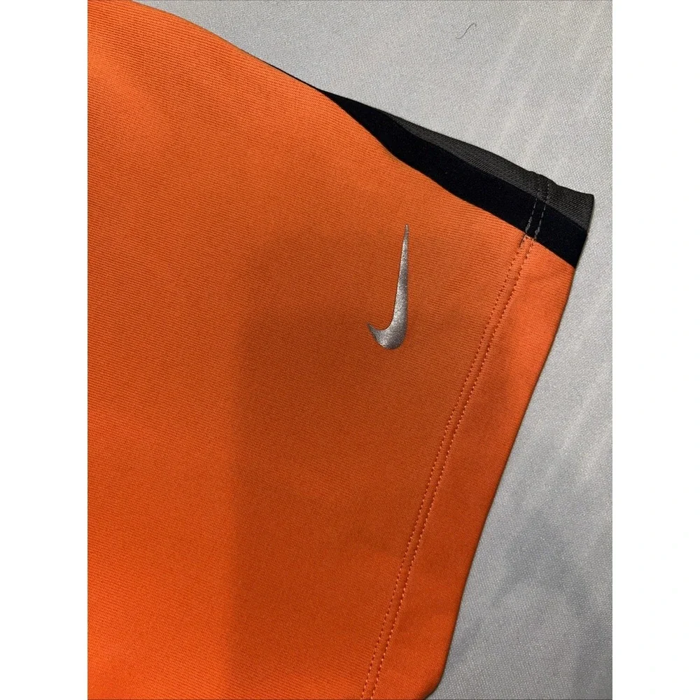 Nike Tiger Woods Collection Dri-FIT Men's L Golf Polo Orange/Grey large